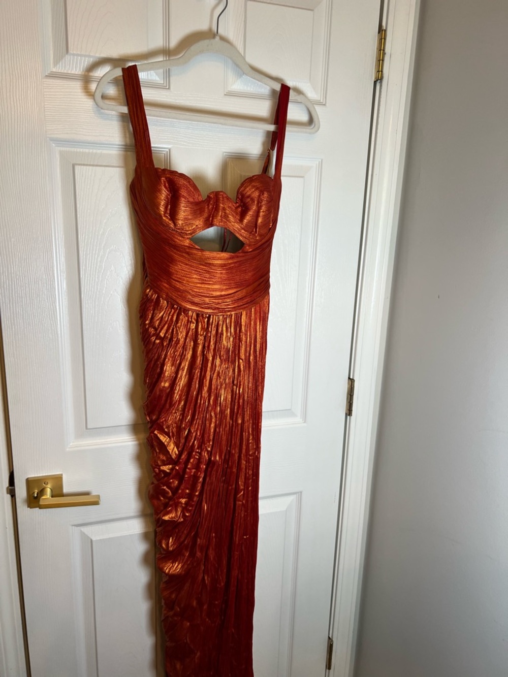 NEW Maria Lucia Hohan Margaux Gown in Sangria - Picture 4 of 11